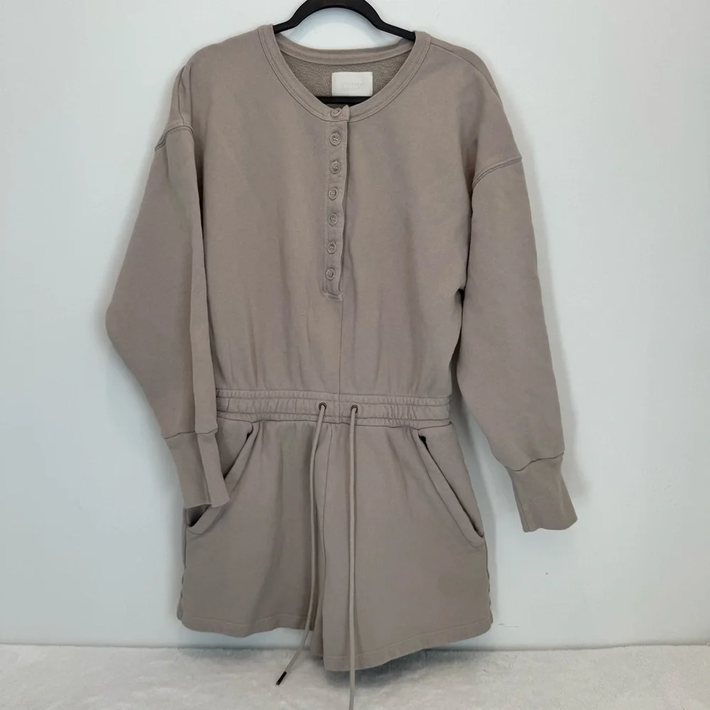 Citizens of Humanity LouLou Fleece Romper Size M in Feather‎ Z233-31